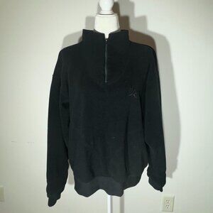 Zero Restriction Golf Outerwear Black 1/4 Zip Wind Stopper- Size Medium